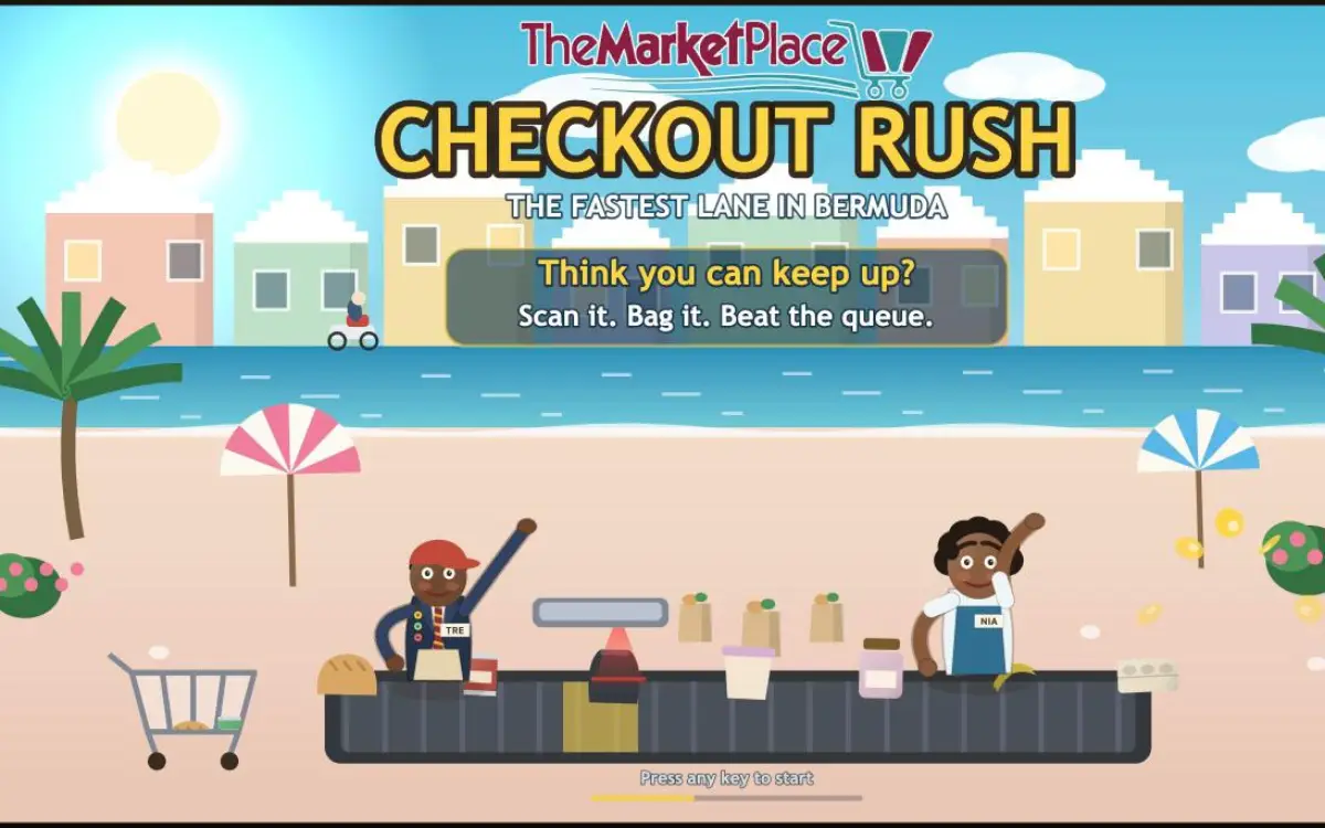 Screenshot of Checkout Rush: Bermuda